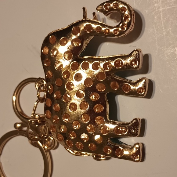 Beautiful Blue Elephant Bag Charm - Picture 3 of 3